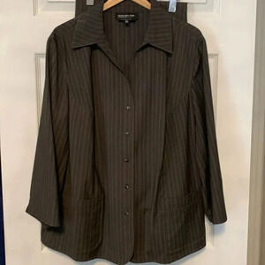 JNY lightweight grey  pantsuit 20W/16W